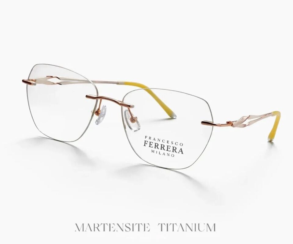 Francesco Ferrera Milano Martensite Titanium - Çerçevesiz (Faset) Kadın Gözlük